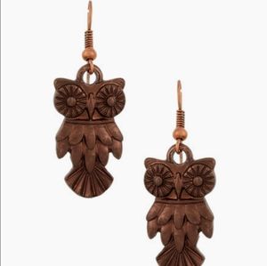 Copper earrings